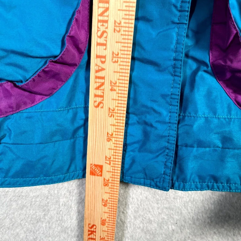 Vintage 90s Columbia Powderkeg Jacket Mens Blue Good Colorblock Retro Skiwear